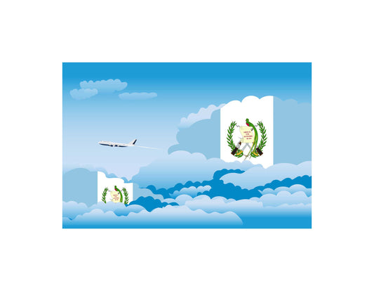 Guatemala Day Clouds Canvas Print Framed